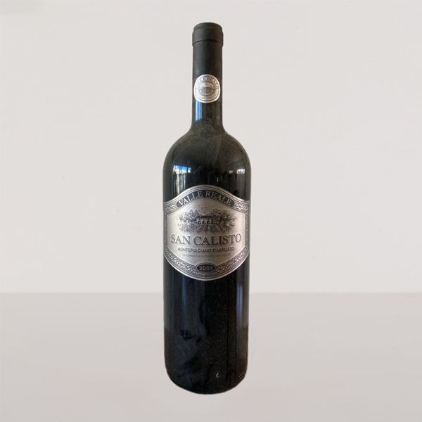 Bottiglia di Montepulciano d'Abruzzo San Calisto  (2005)  - Auction Asta 11: Vini e Distillati - Gliubich Casa d'Aste