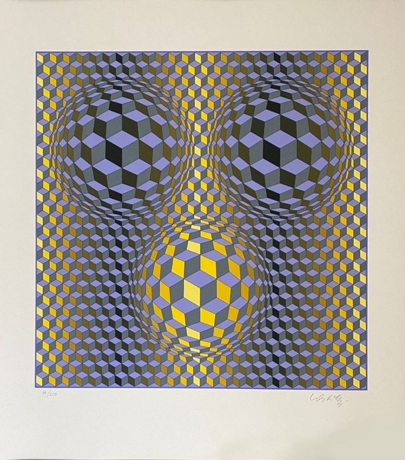 Victor Vasarely - Otto Hahn, Diam, Mazo S.a. Paris 1988