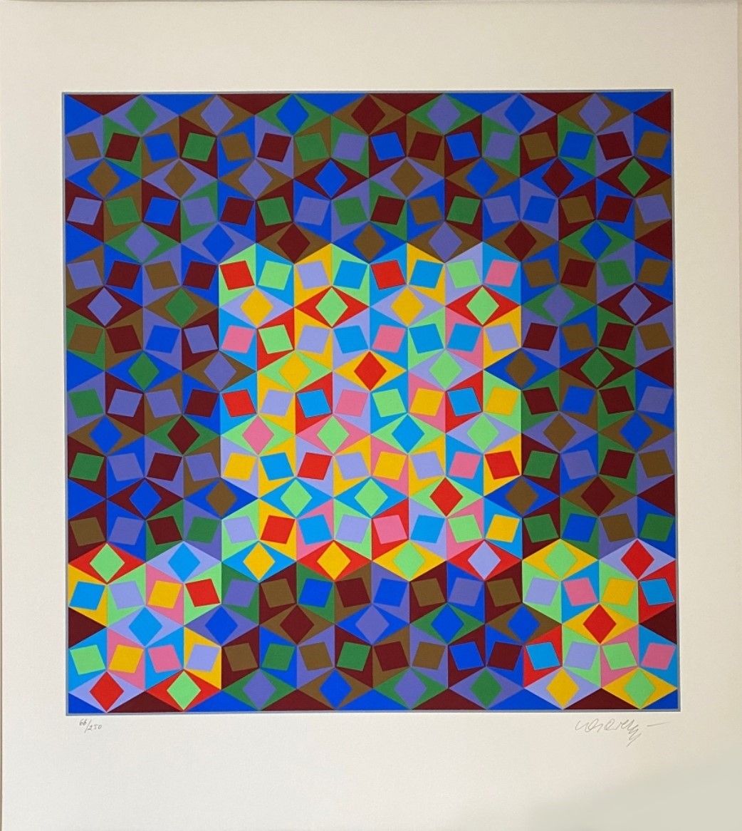 Victor Vasarely - Otto Hahn, Diam, Mazo S.a. Paris 1988