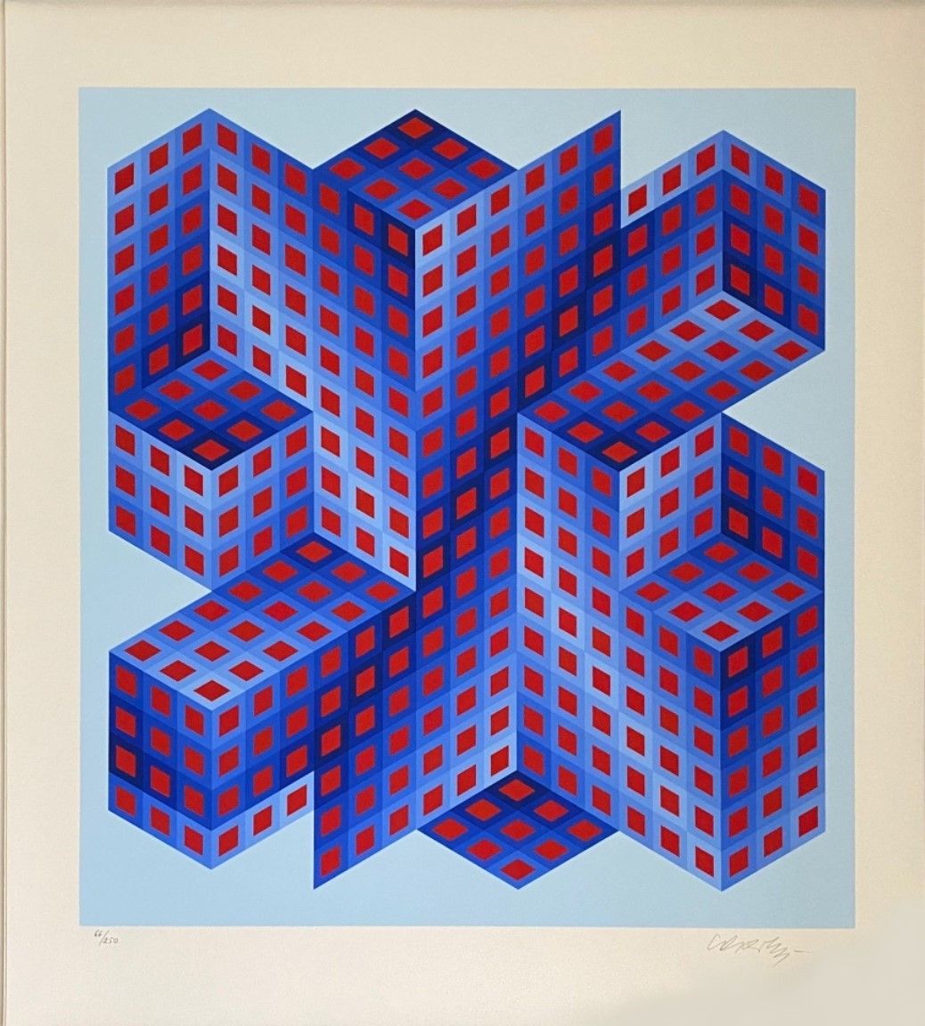 Victor Vasarely - Otto Hahn, Diam, Mazo S.a. Paris 1988