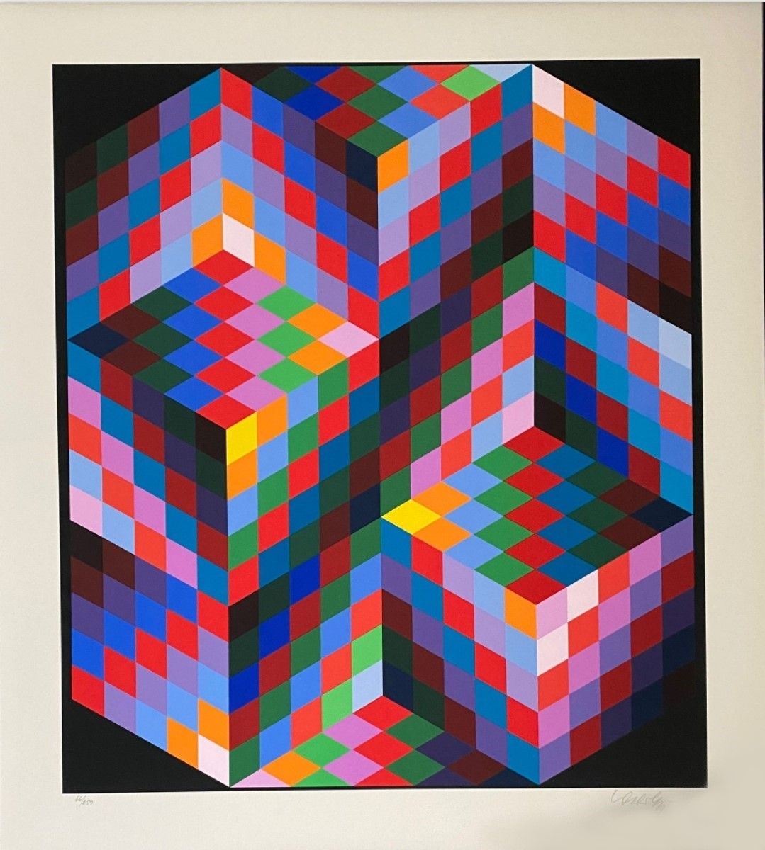 Victor Vasarely - Otto Hahn, Diam, Mazo S.a. Paris 1988