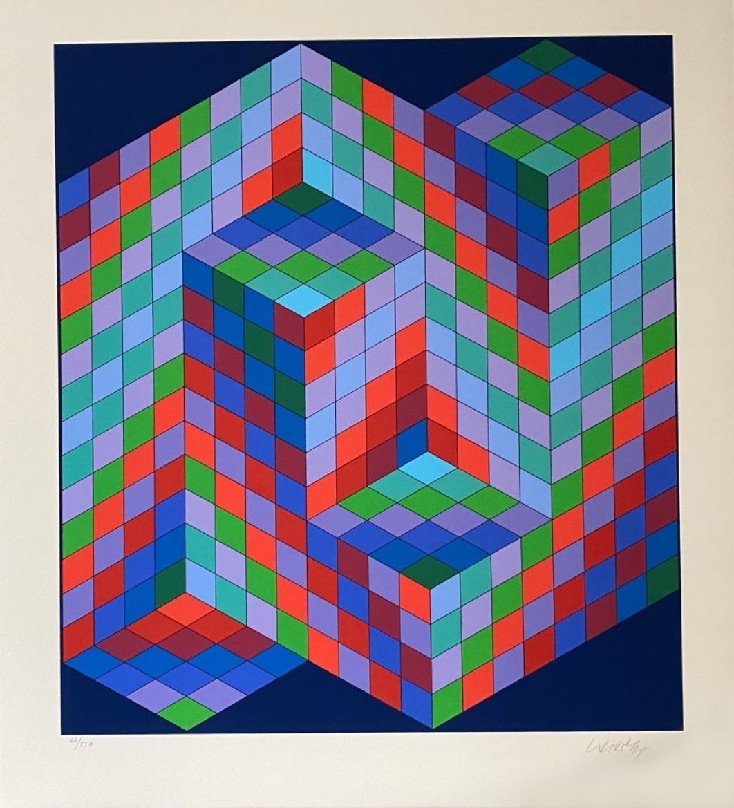 Victor Vasarely - Otto Hahn, Diam, Mazo S.a. Paris 1988