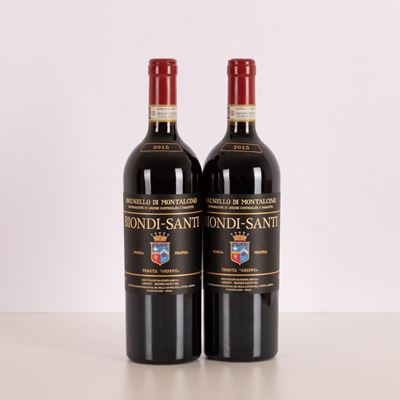 Lotto di Due Bottiglie di Biondi Santi Brunello di Montalcino