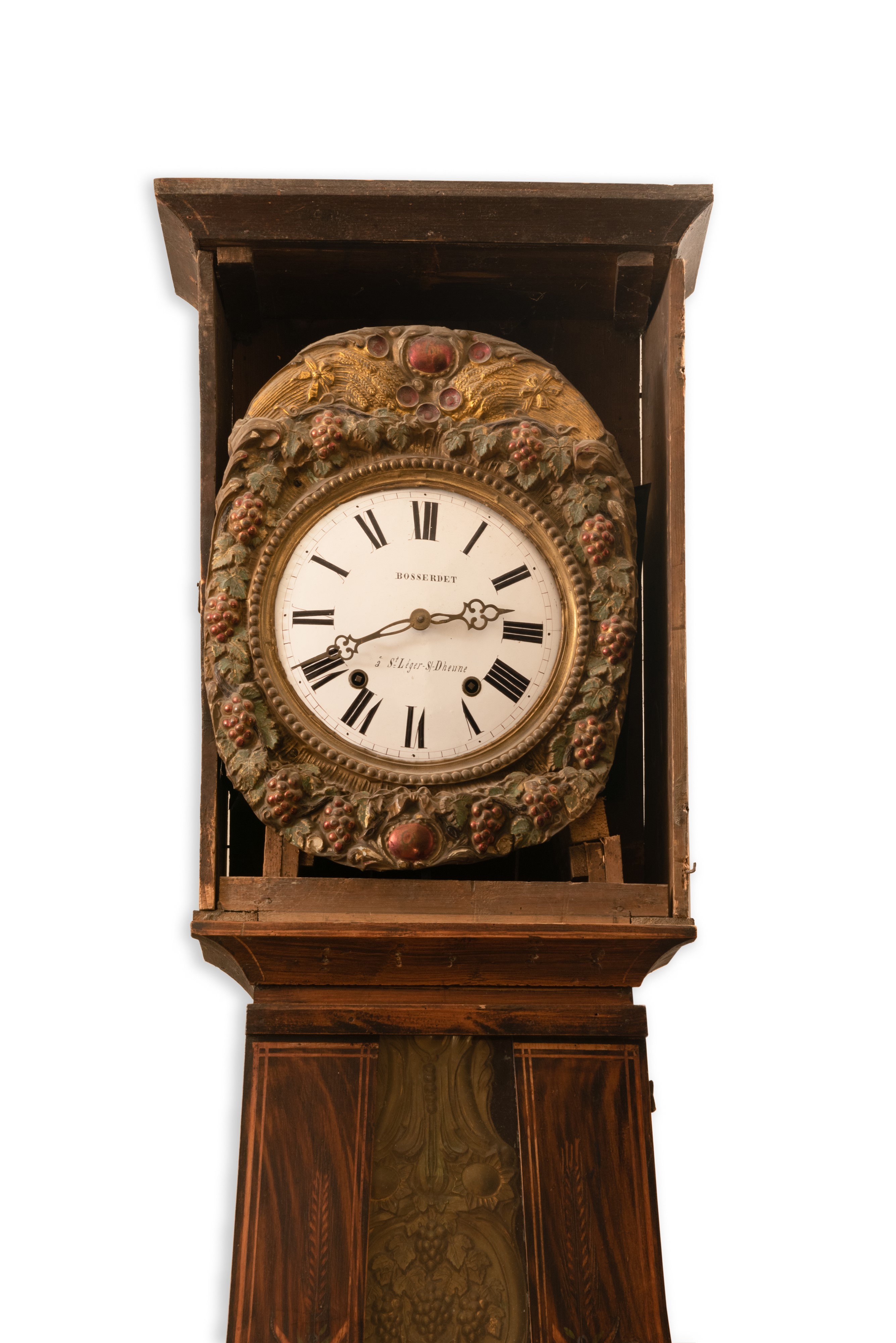 Orologio a Torre in Legno di Noce.