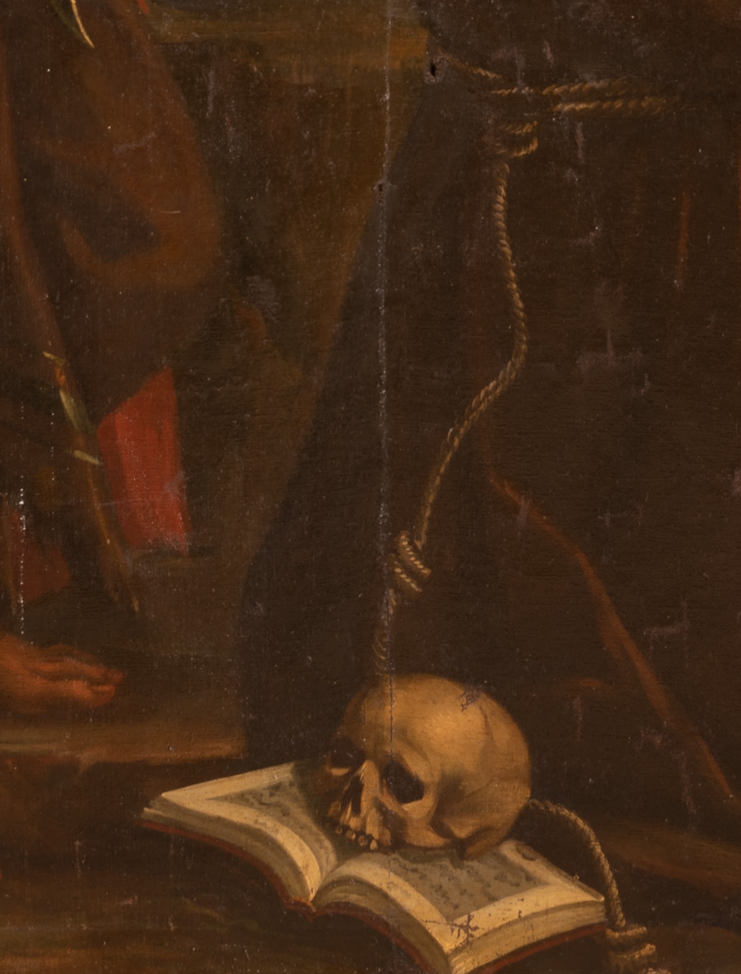 Pala d'altare raffigurante la Madonna Addolorata con San Francesco d'Assisi, S. Antonio e San Bar...