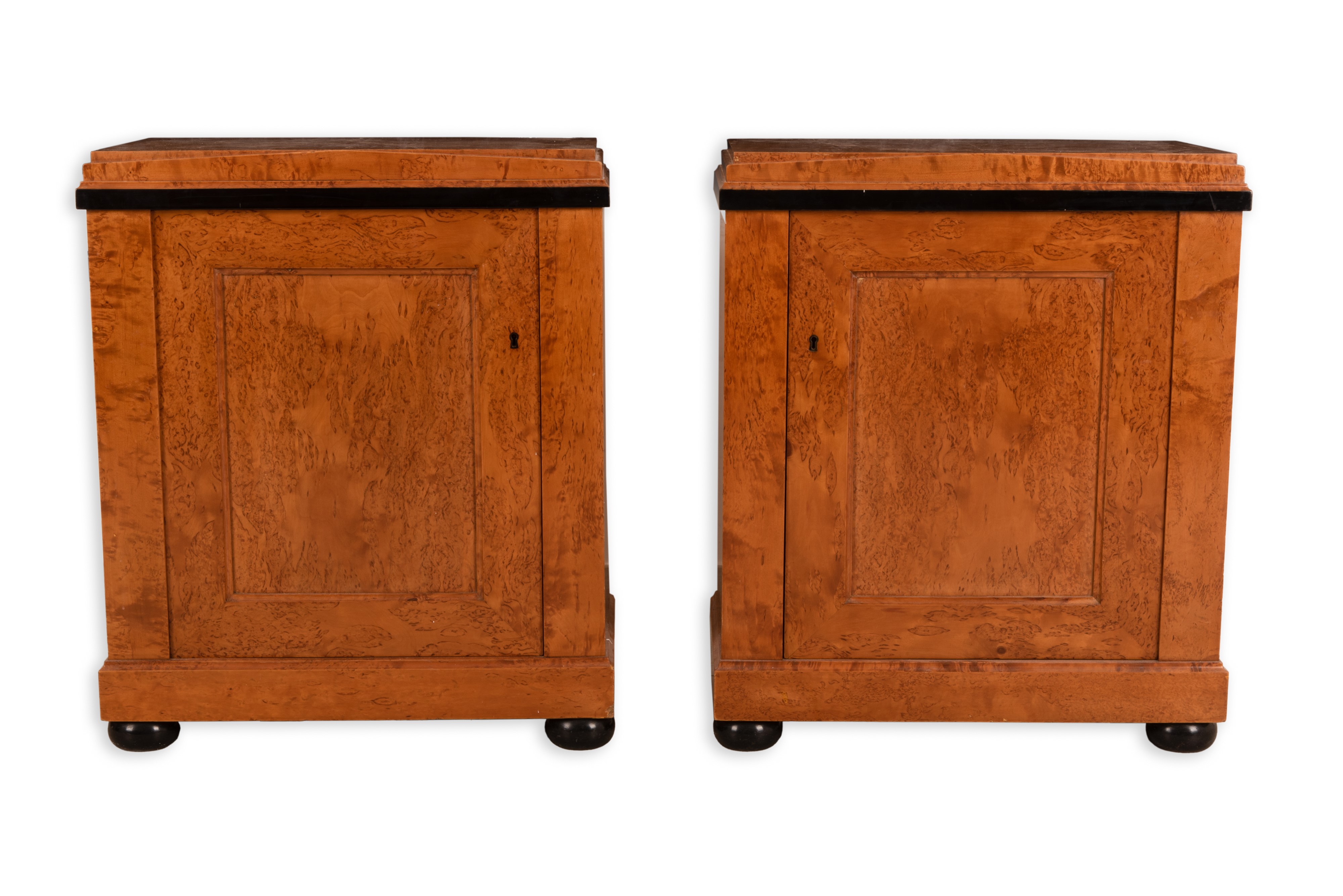 Coppia di comodini Biedermeier