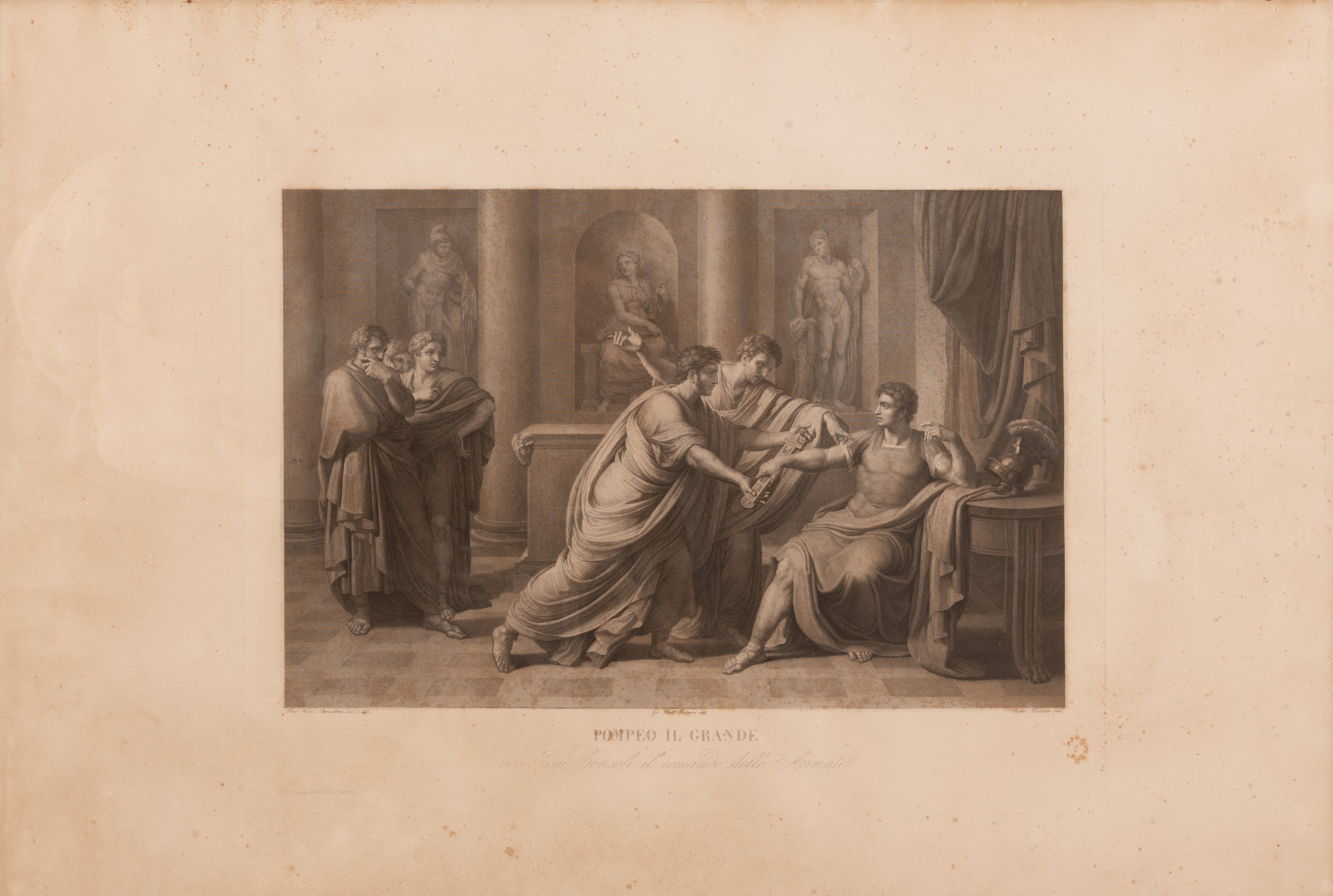 Coppia di comodini Biedermeier