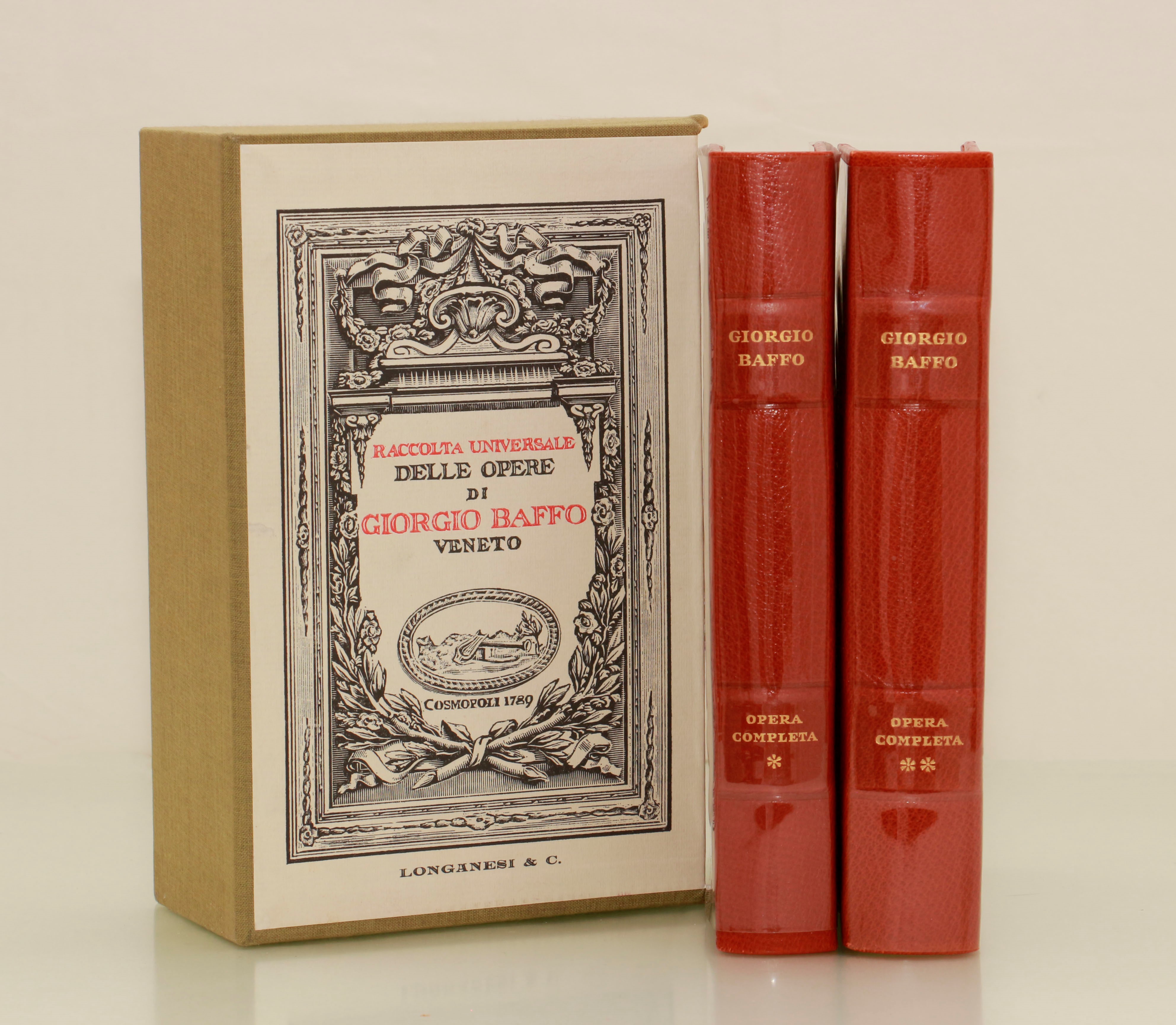 Baffo, Raccolta universale delle opere di Baffo