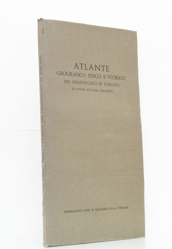 Zuccagni-Orlandini, Attilio. Atlante geografico, fisico e storico del Granducato di Toscana