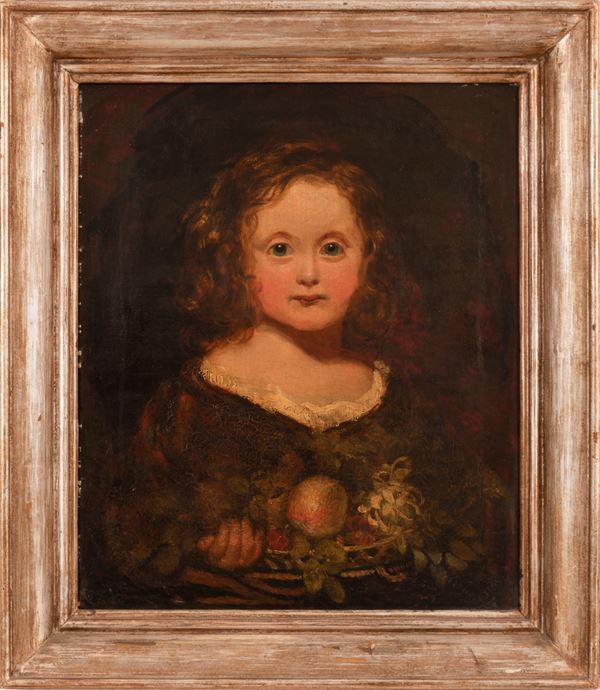 Thomas Lawrence - Ritratto di fanciulla con cesta di frutta