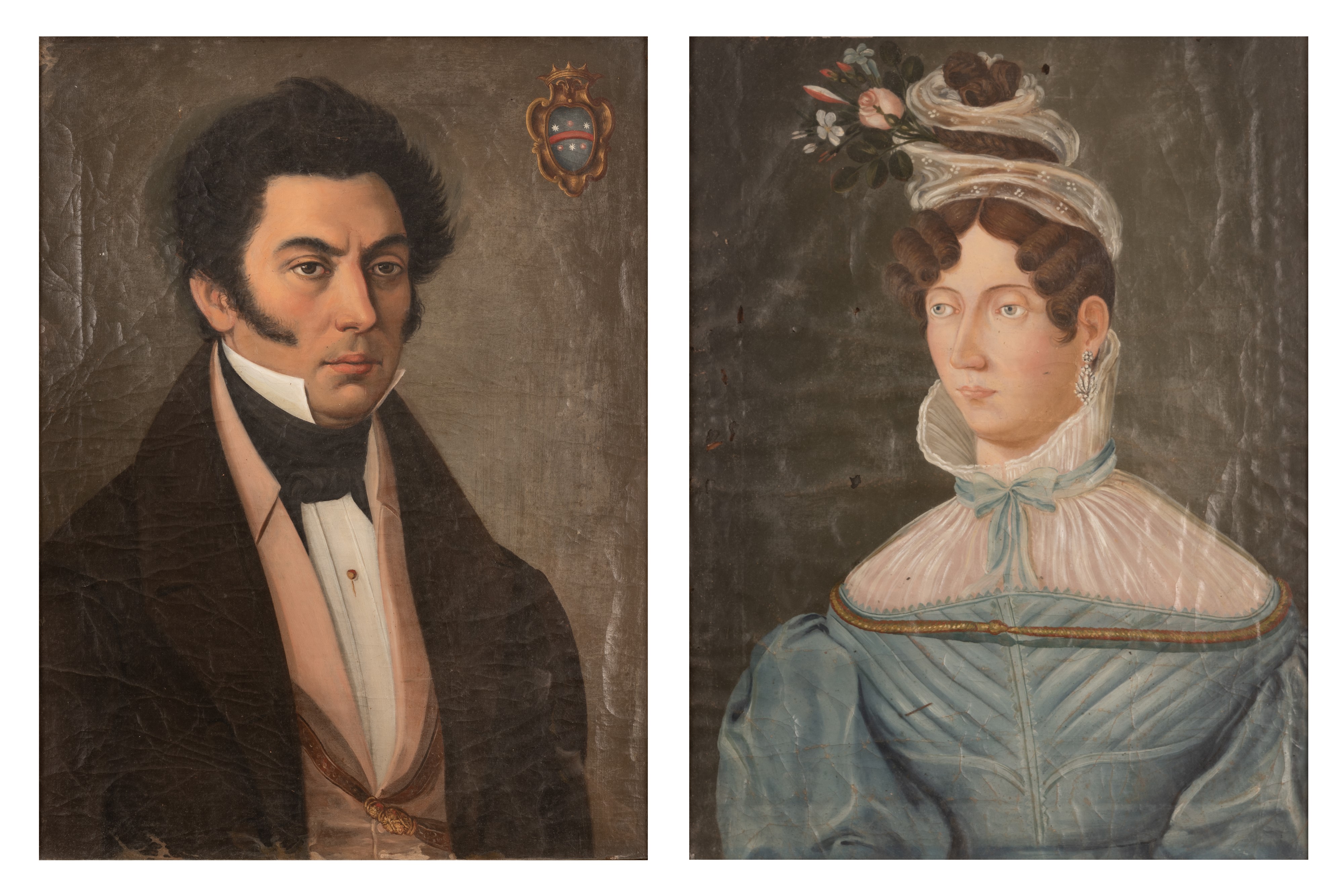 Due Ritratti "Gentiluomo e Gentildonna"