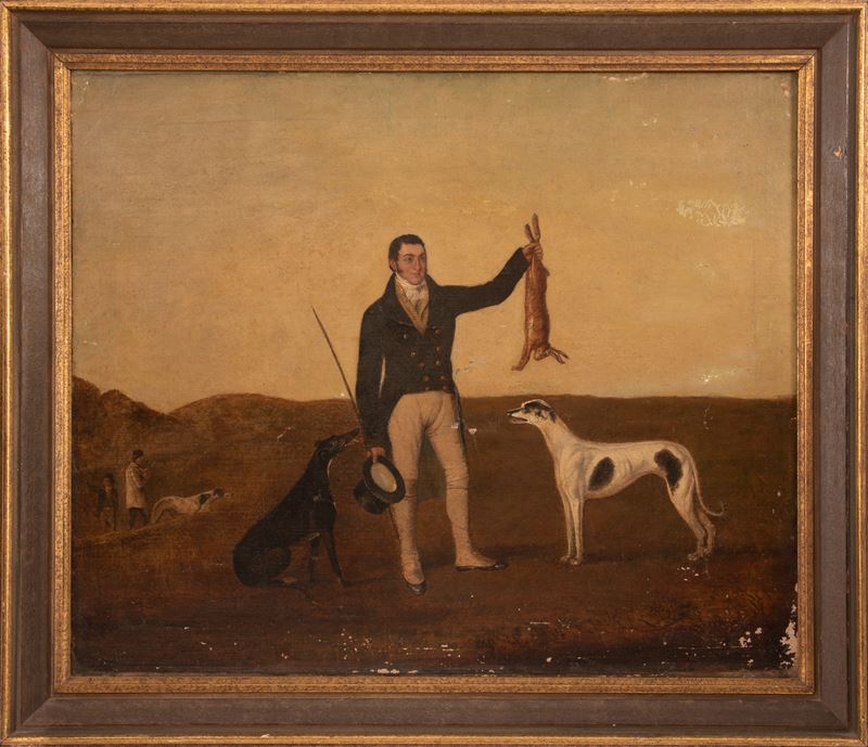 Thomas Weaver - Scena di Caccia alla Lepre con Levrieri
