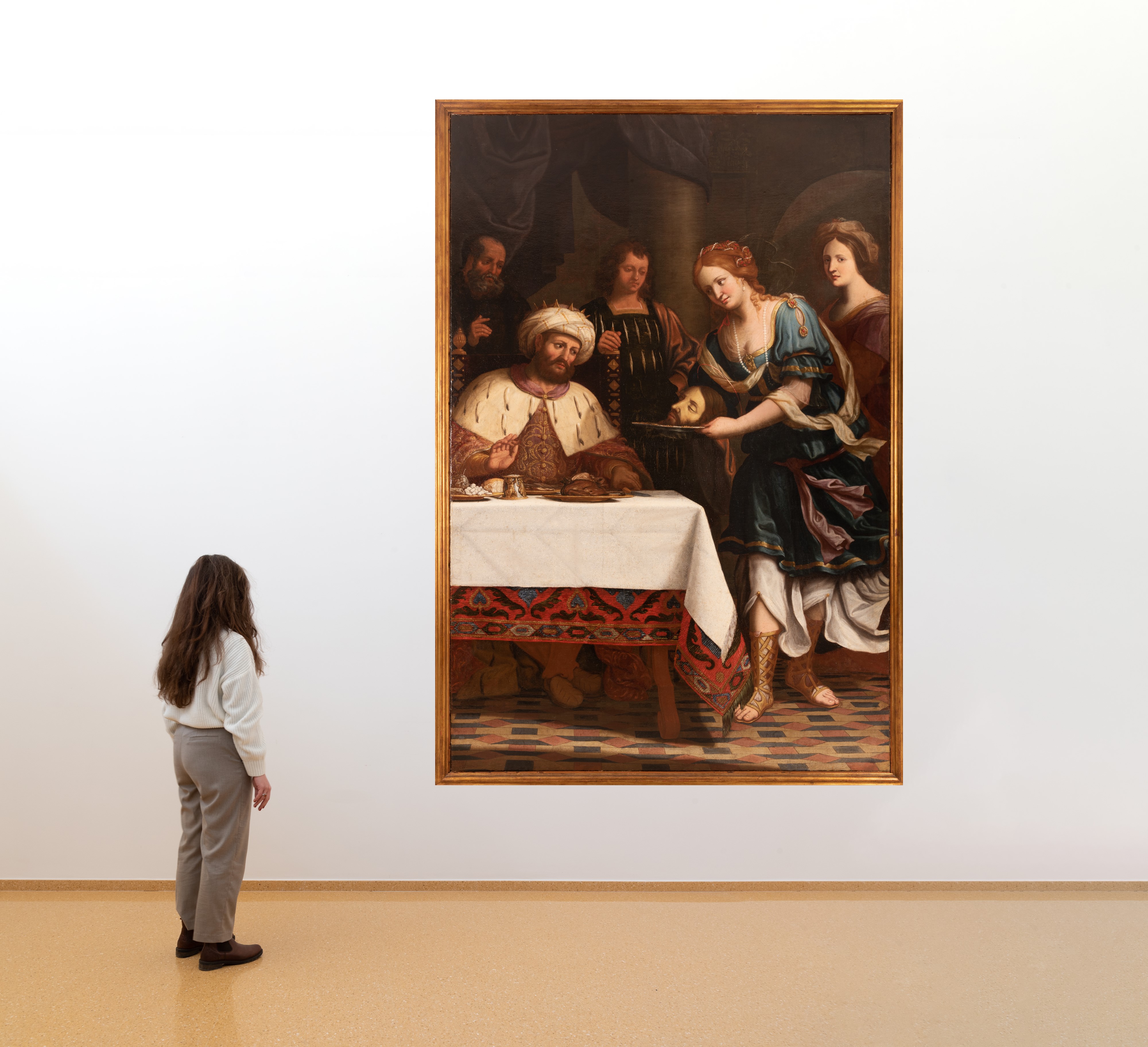 Salomè presenta al Re Erode la testa di San Giovanni Battista