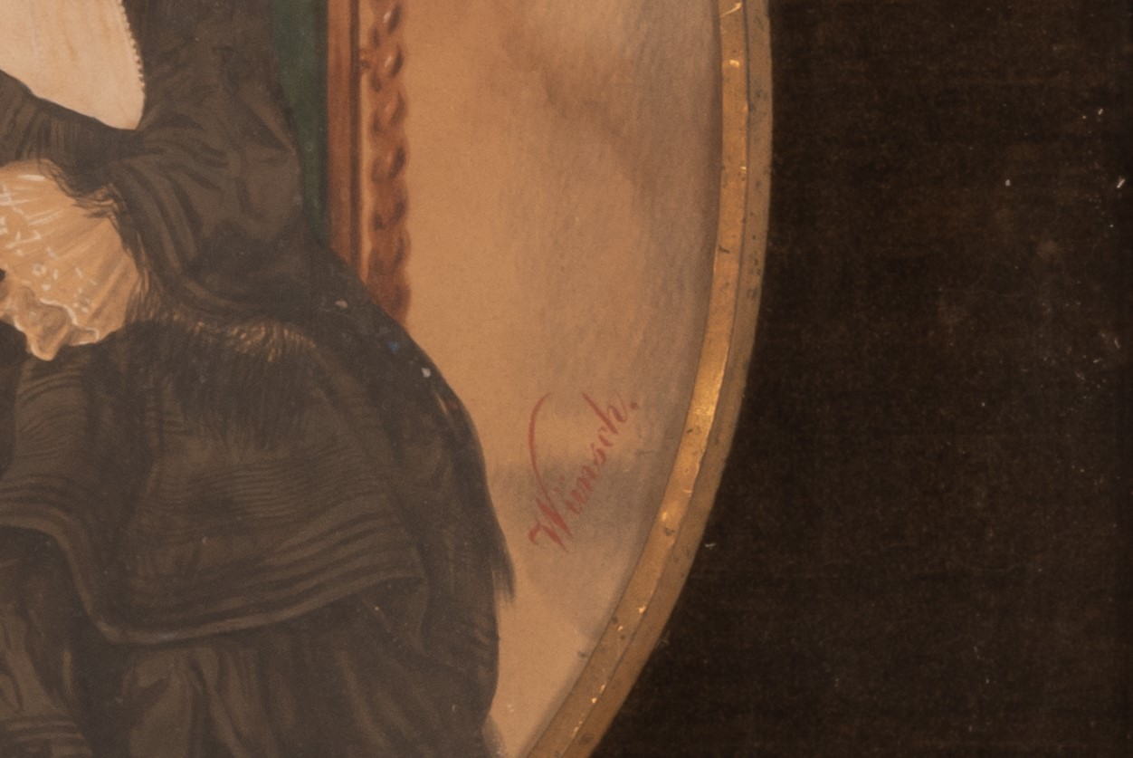 coppia di ritratti "Ufficiale e Gentildonna"