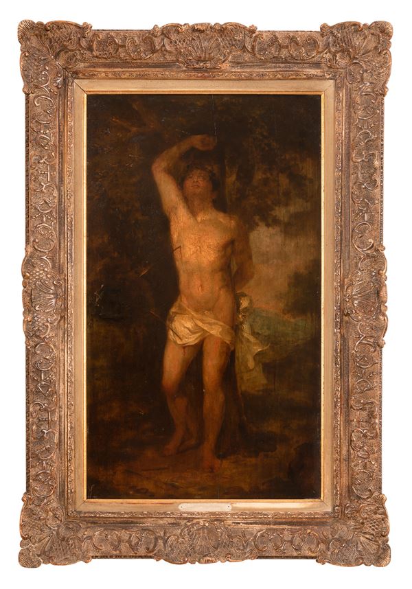 Pittore inglese del XIX secolo - San Sebastiano