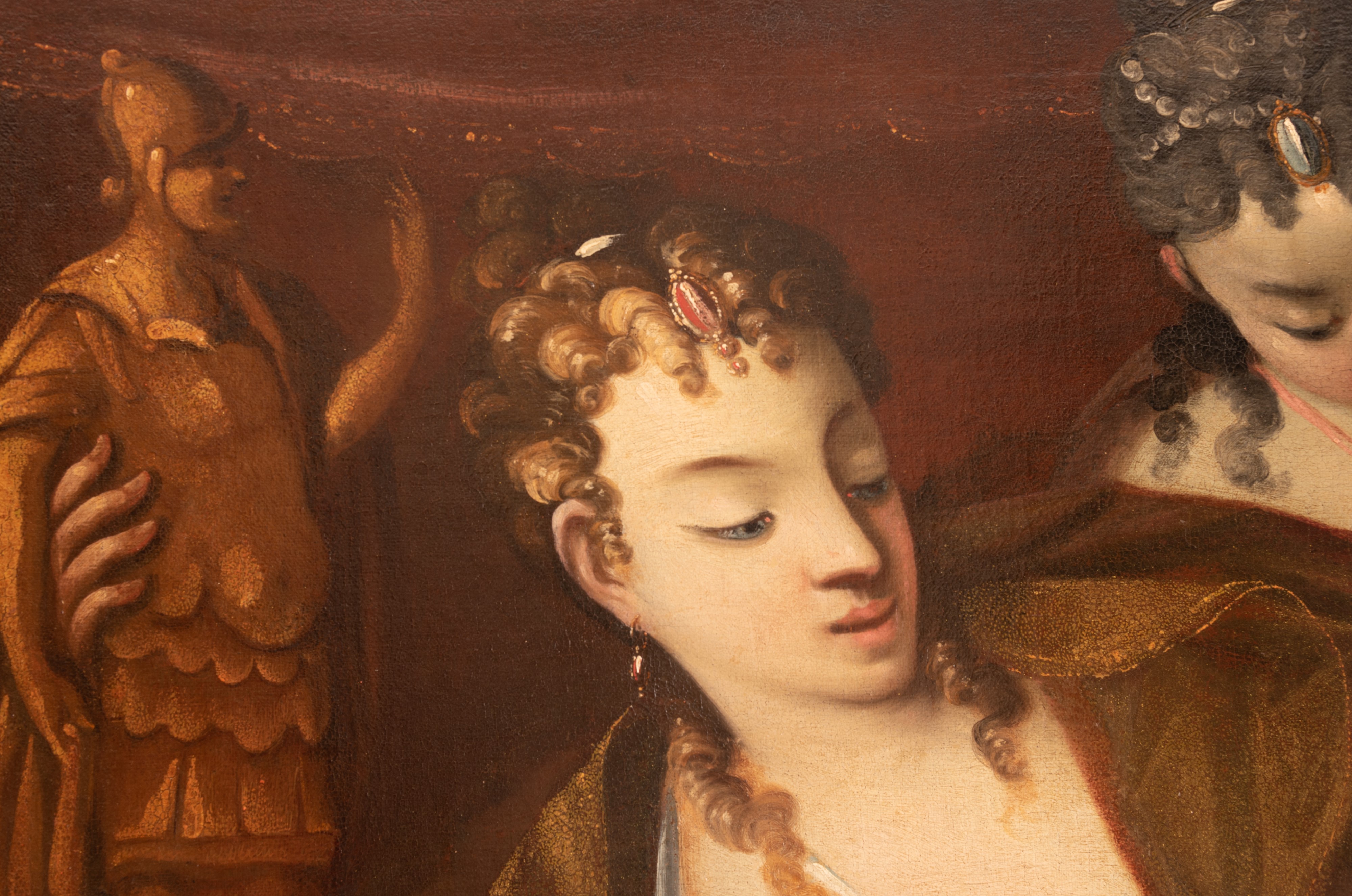Salomone in tarda età portato all'idolatria dalle mogli