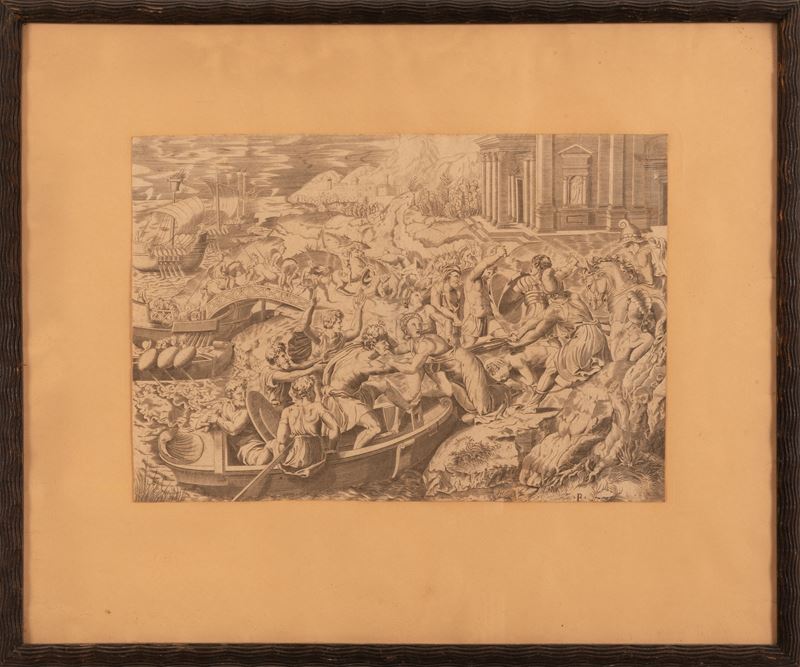 Marcantonio Raimondi - Il Rapimento di Elena
