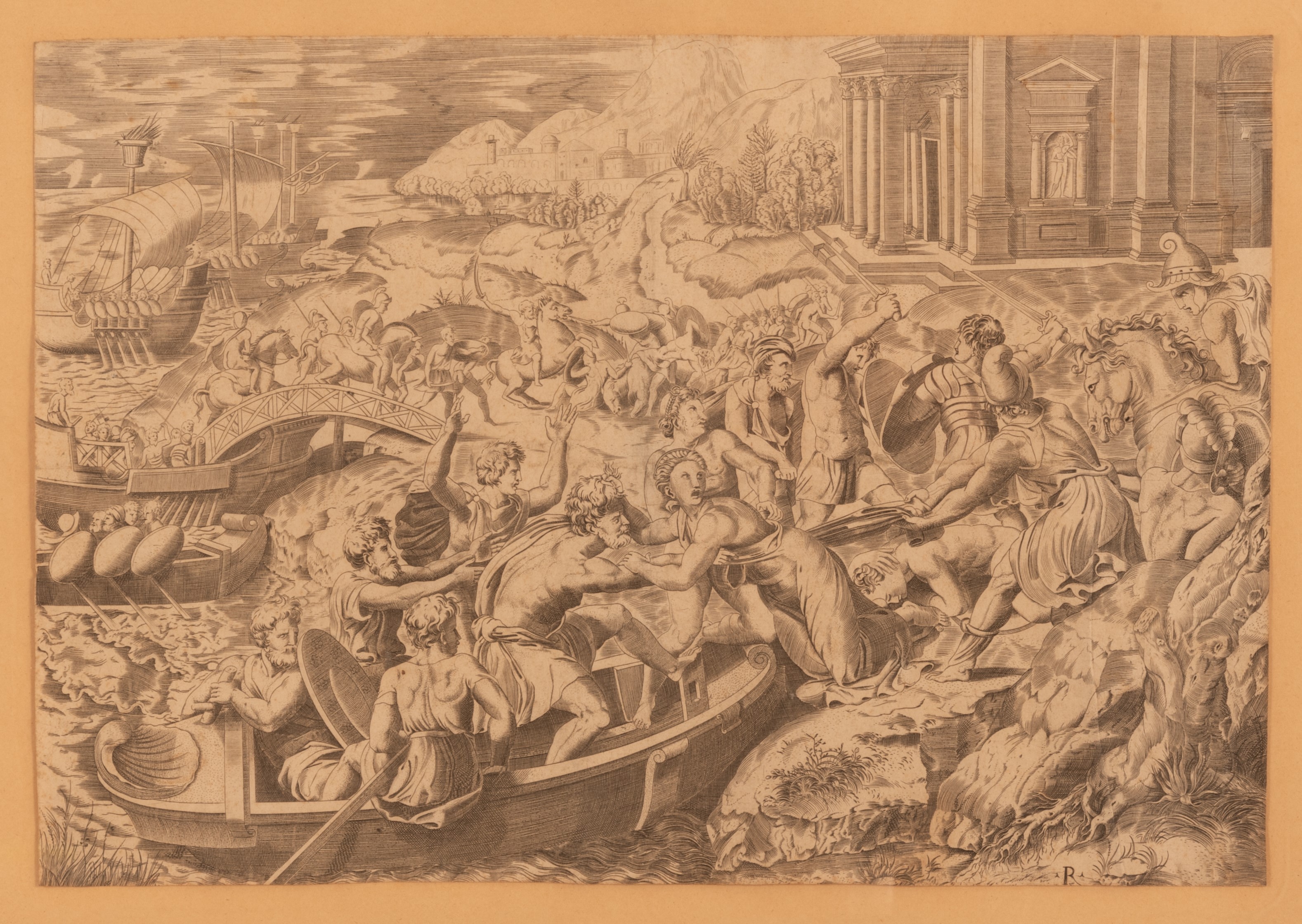 Marcantonio Raimondi - Il Rapimento di Elena