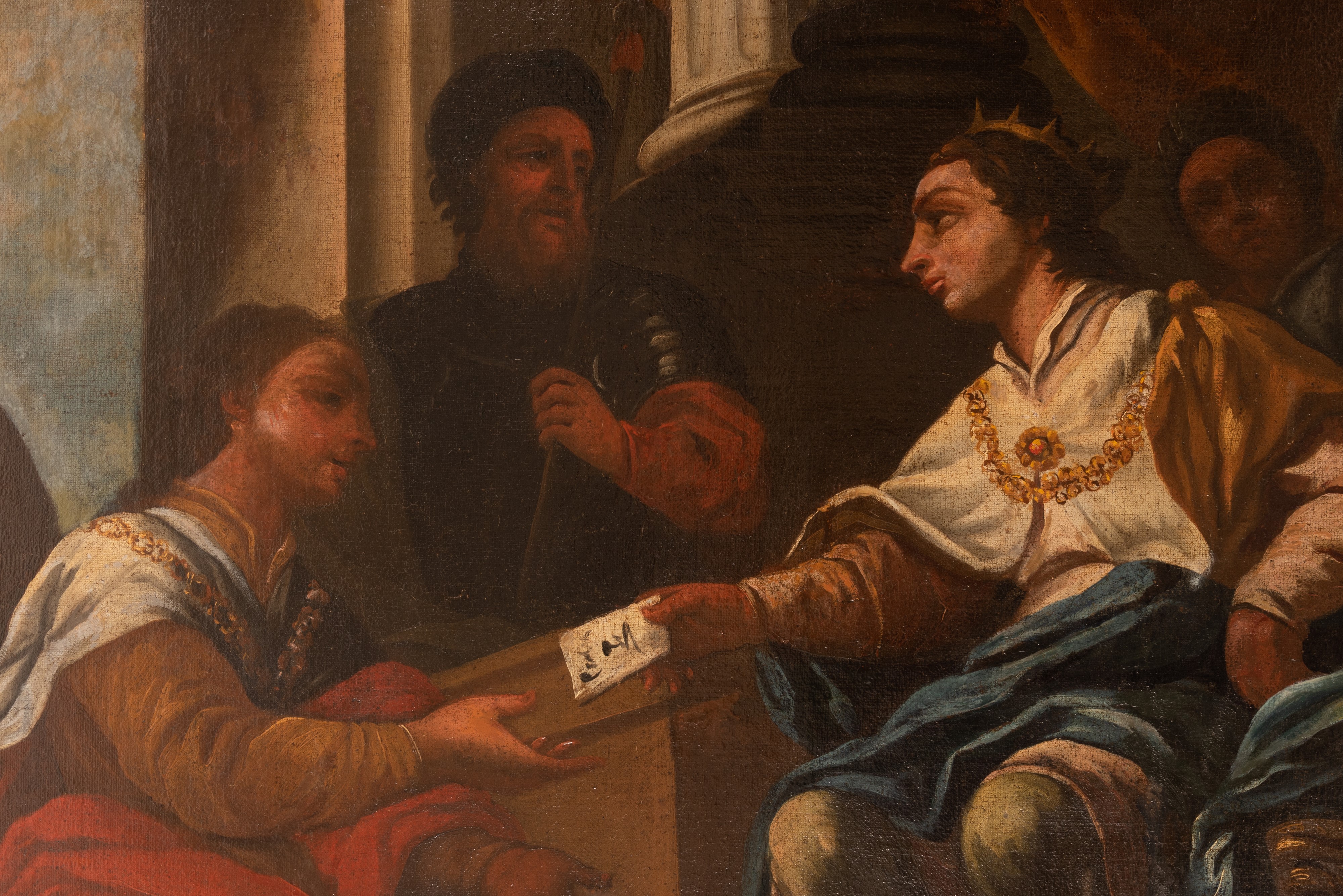 Re David consegna una lettera ad Uria