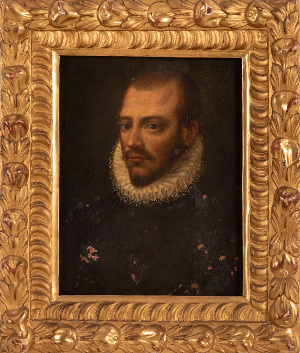 Pittore del centro Italia della prima met&#224; del XVII secolo - Ritratto virile 