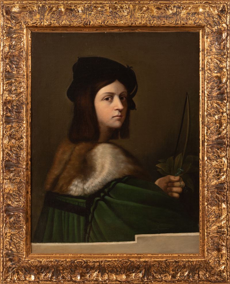 Pittore del XIX Secolo - Ritratto di Violinista