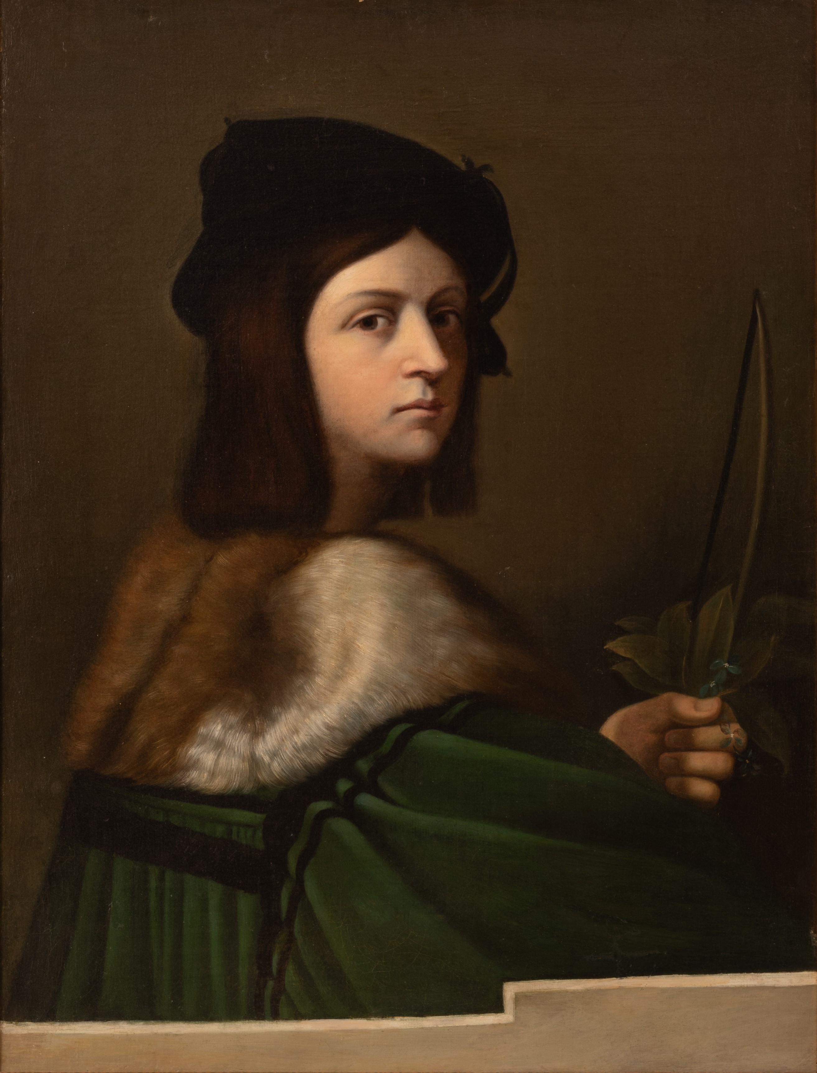Pittore del XIX Secolo - Ritratto di Violinista