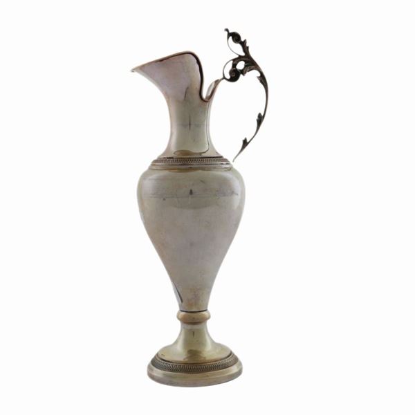 Caraffa in argento 800/000  - Auction Old Masters: Dipinti e Arredi Antichi dal XVI al XIX secolo (Sessione II) - II - Gliubich Casa d'Aste