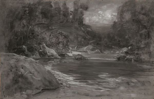 Francesco Paolo Michetti - Il Fiume Orfento