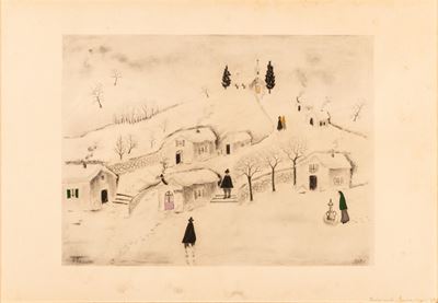 Uomini nella Neve