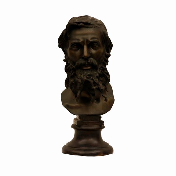Vincenzo Gemito - Scultura raffigurante filosofo