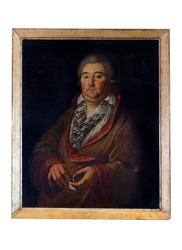 Pittore austriaco della seconda met&#224; del XVIII secolo - Ritratto di uomo con tabacchiera