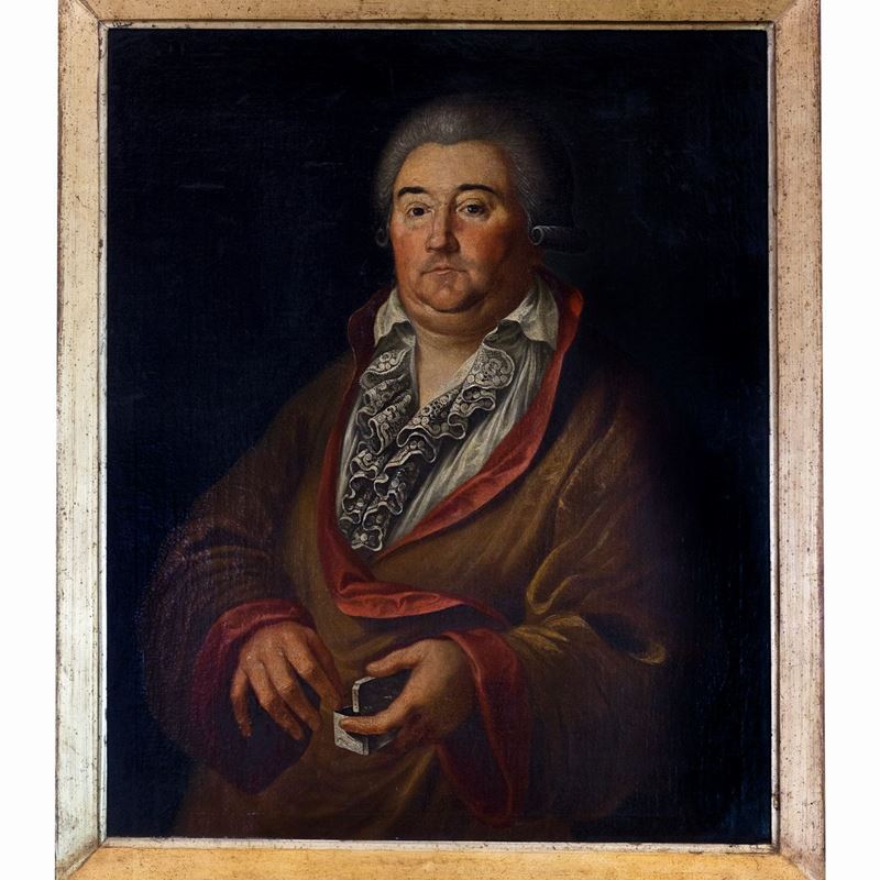 Ritratto di uomo con tabacchiera