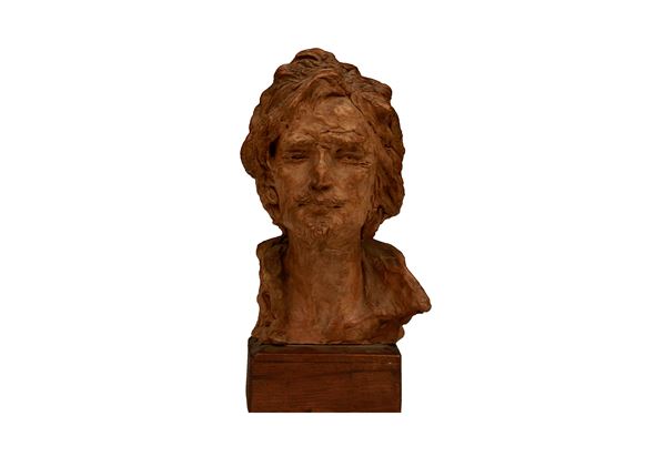Domenico Mastroianni - Statuina raffigurante Caravaggio