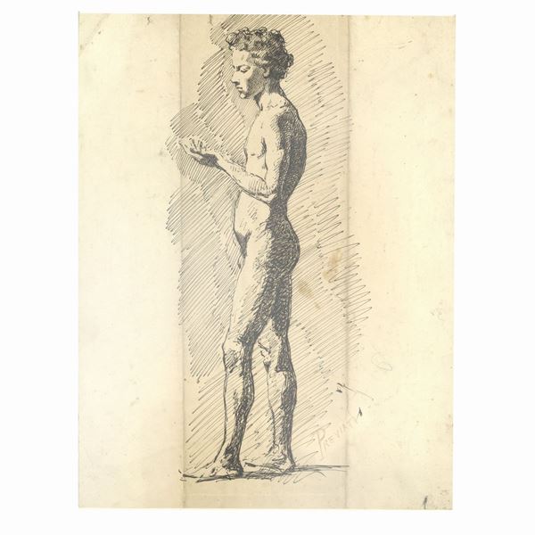 Gaetano Previati - Nudo di fanciullo