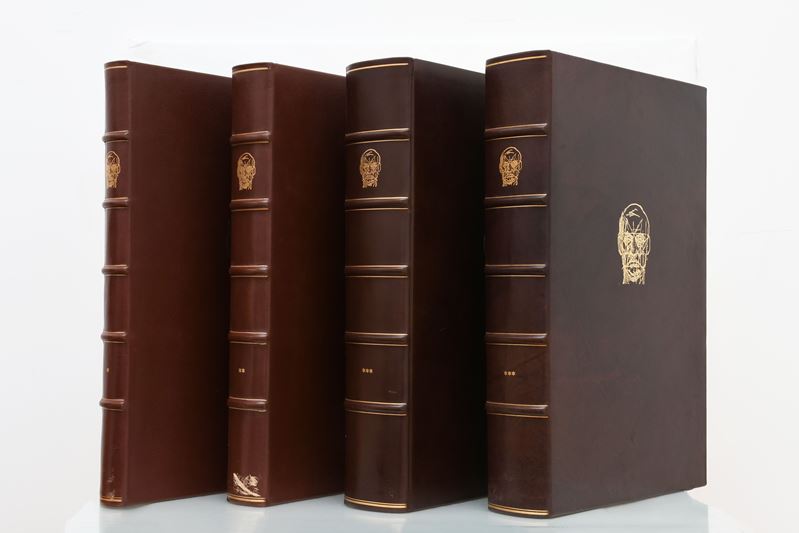 Lotto di 4 volumi. Leonardo da Vinci "Dell'Anatomia" - Edizioni Iota