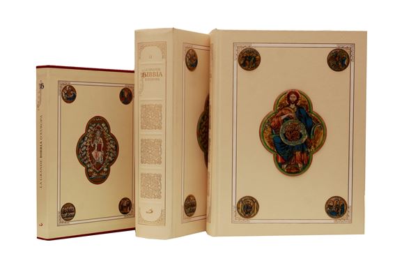 La grande Bibbia d'Europa con miniature della Biblia de San Luis