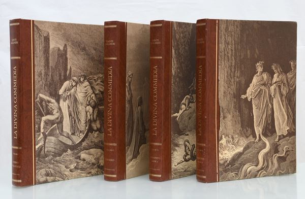 Dante Alighieri - La Divina Commedia in 4 volumi. Editoriale Vita