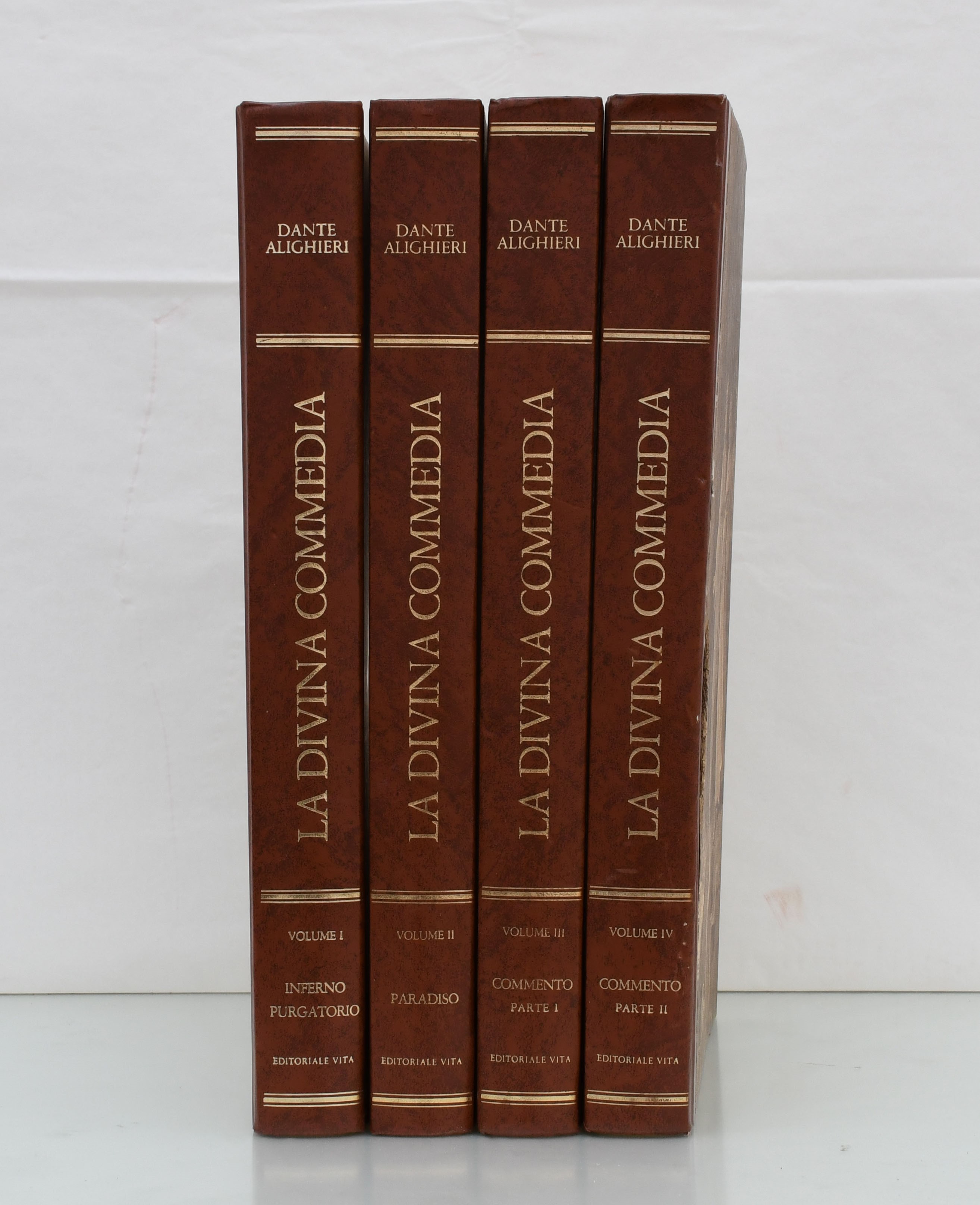 Dante Alighieri - La Divina Commedia in 4 volumi. Editoriale Vita