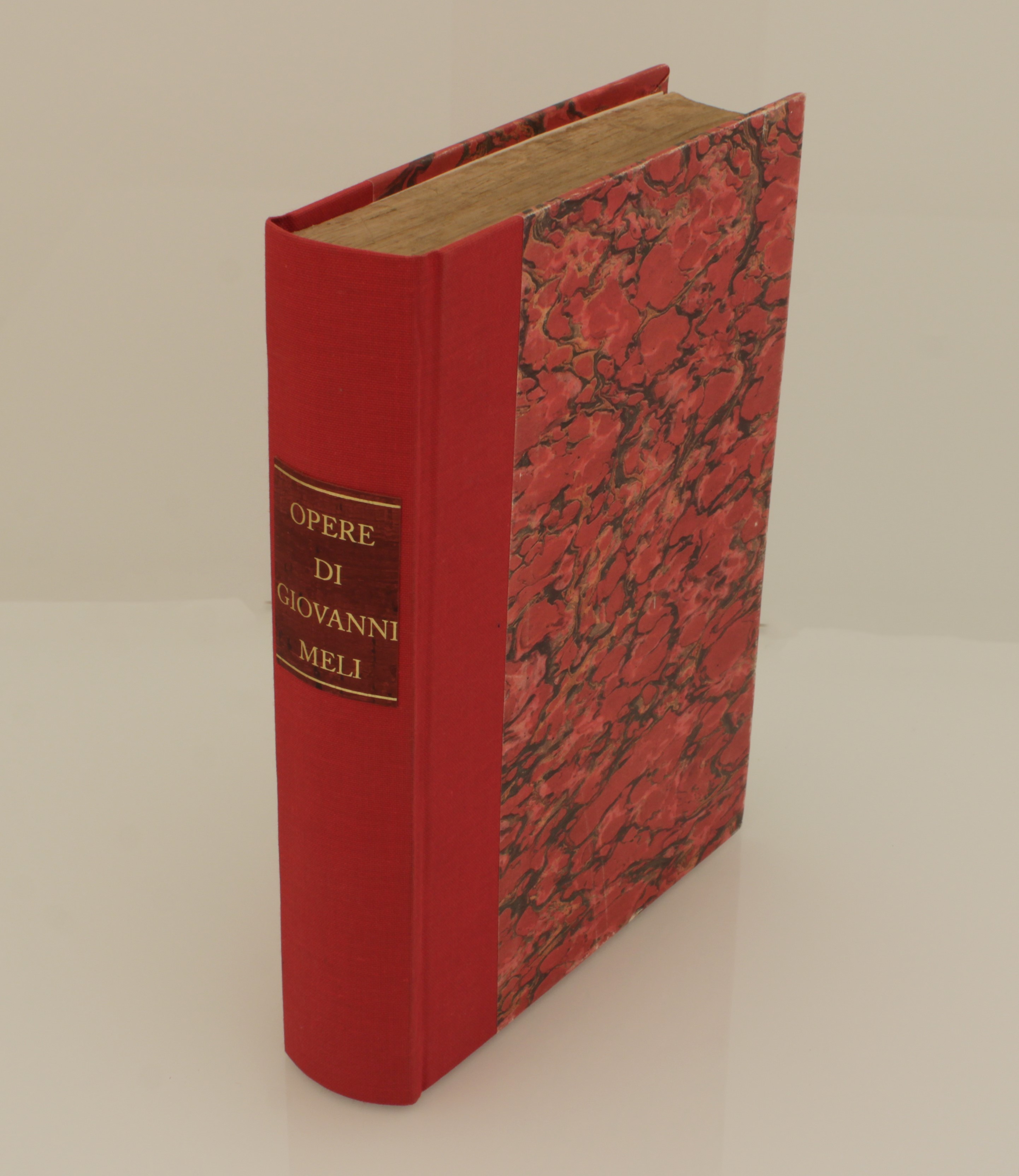 Meli, Giovanni. Opere di Giovanni Meli, con versioni greche, latine e