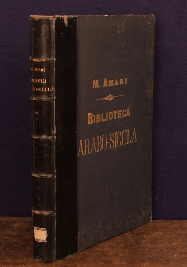 Amari, Michele. Biblioteca Arabo-Sicula raccolta da Michele Amari. Versione italiana