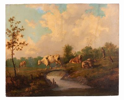 Paesaggio con Pastore e Armenti
