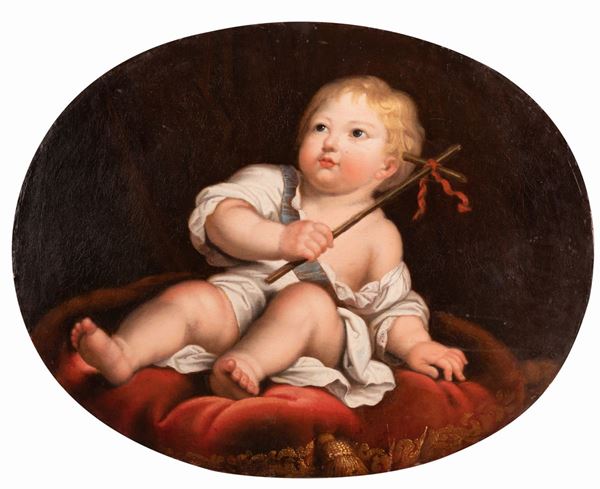 Scuola di Pierre Mignard del XVII secolo - Gesù Bambino