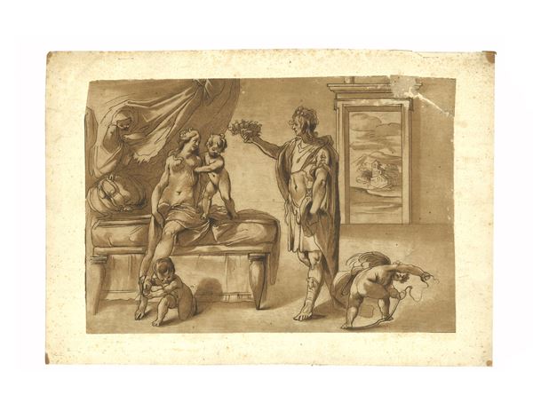 Gregorio  De Ferrari - Le Nozze di Alessandro e Rossane 