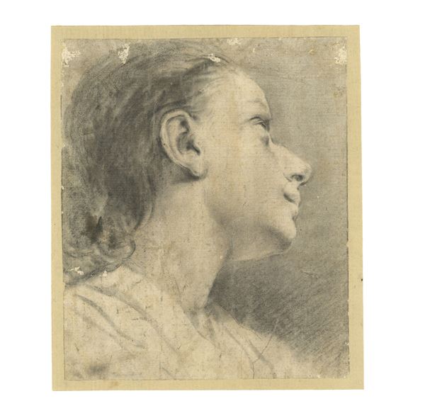 Marco Alvise  Pitteri - Ritratto di profilo di donna