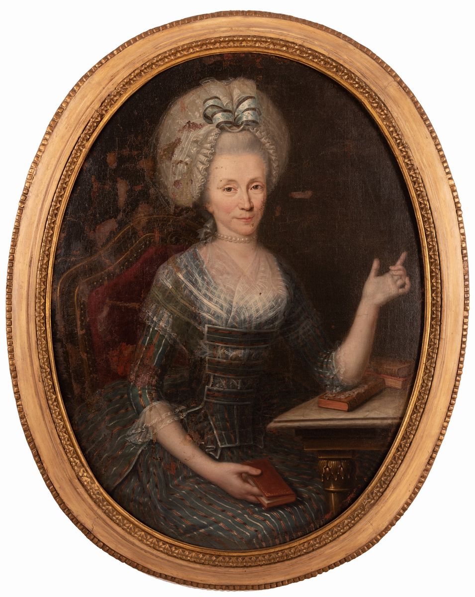 Scuola Piemontese del XVIII Secolo - Ritratto di Principessa Sabauda