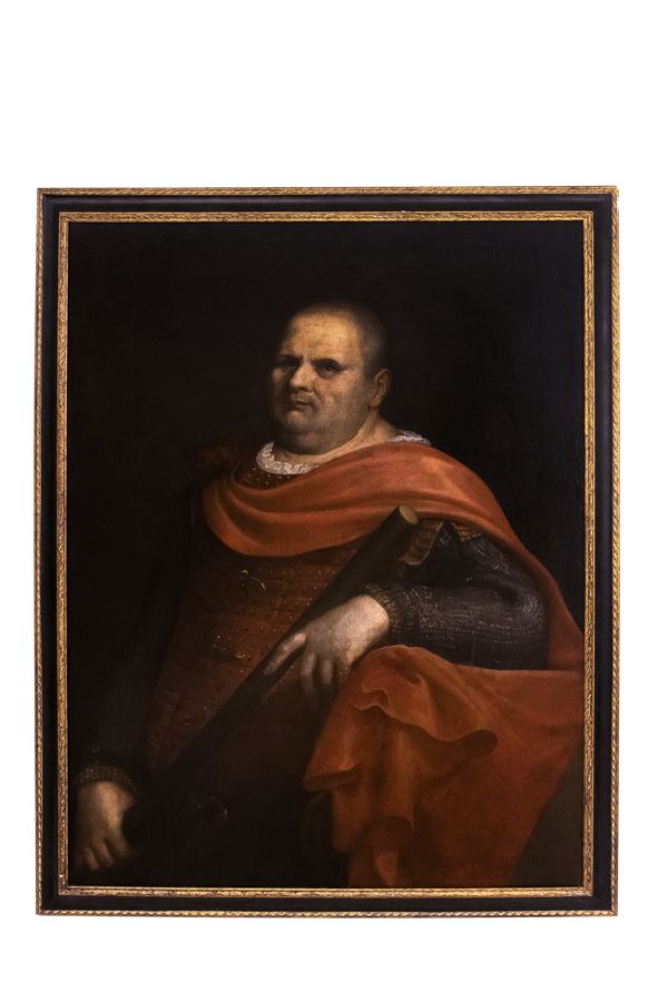 Bernardino Campi - Ritratto dell'imperatore Vespasiano 