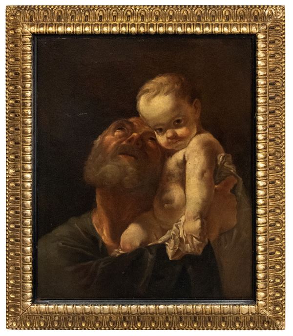 Giovanni Battista  Piazzetta - San Giuseppe con Bambino