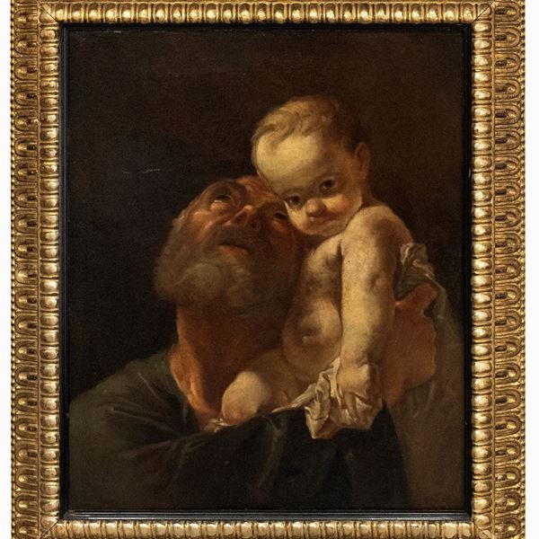 Giovanni Battista  Piazzetta - San Giuseppe con Bambino