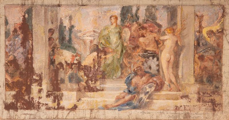 Scuola Romana del XX Secolo - Scena Classica