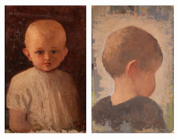 Scuola dell'Italia centrale del XX secolo - Child portrait